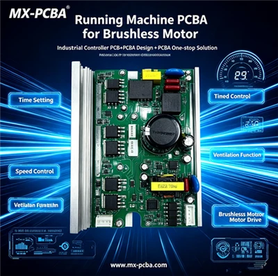 Running Machine PCBA för borstlös motor